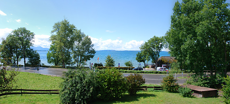 Chiemsee Blick im Sommer